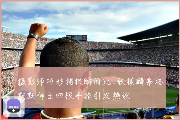 摄影师巧妙捕捉瞬间比1张镇麟弗格默默伸出四根手指引发热议