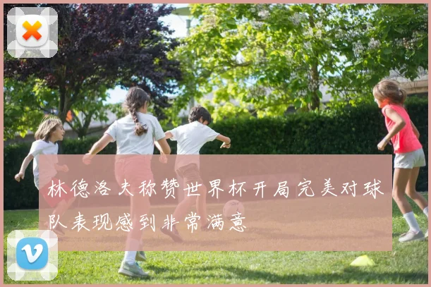 林德洛夫称赞世界杯开局完美对球队表现感到非常满意